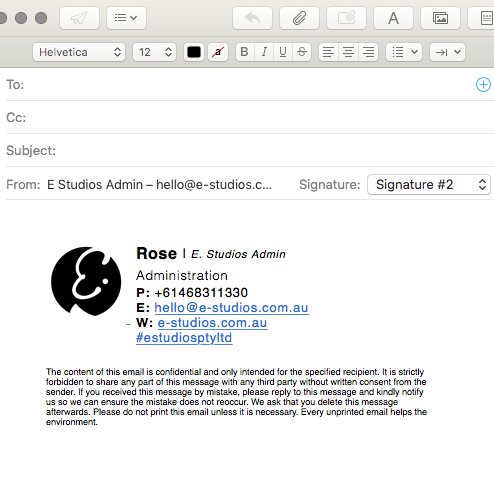 How to create HTML responsive signatures on a MAC (with pictures)