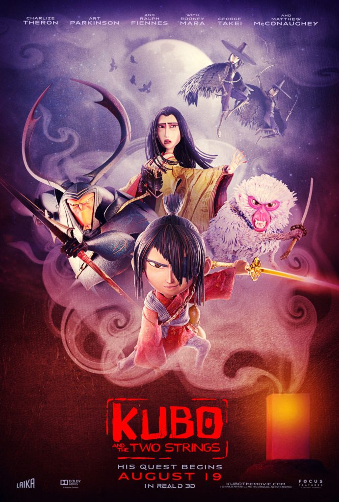 animation movies Kubo and the Two Strings 2016